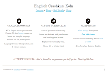 Tablet Screenshot of englischcrashkurs.com